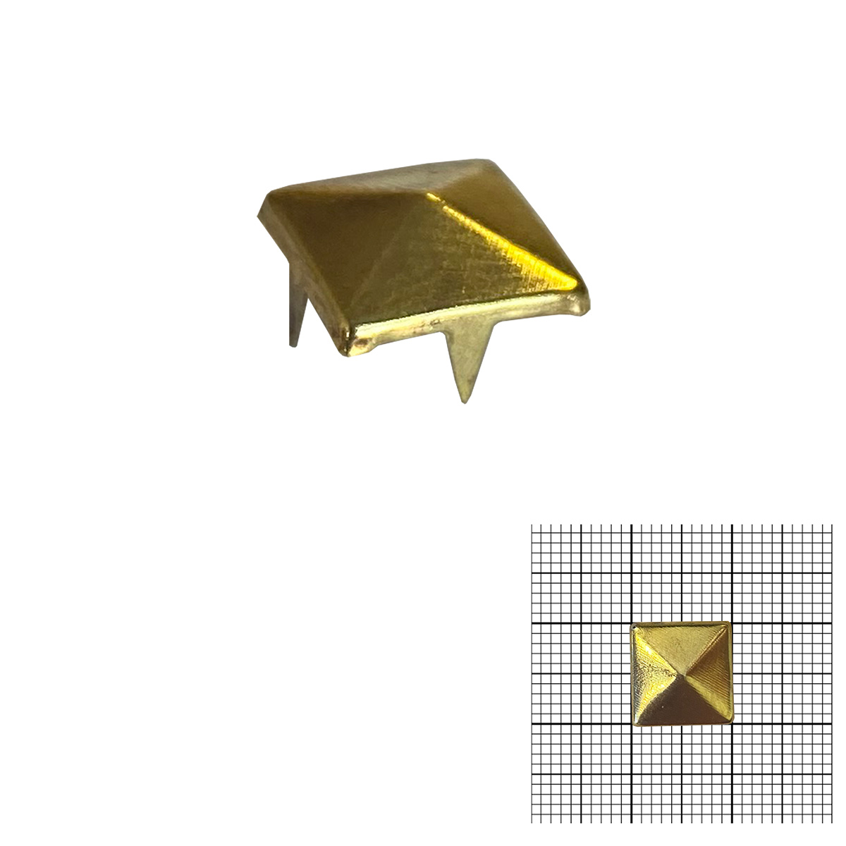 Пукля пирамида (золото)